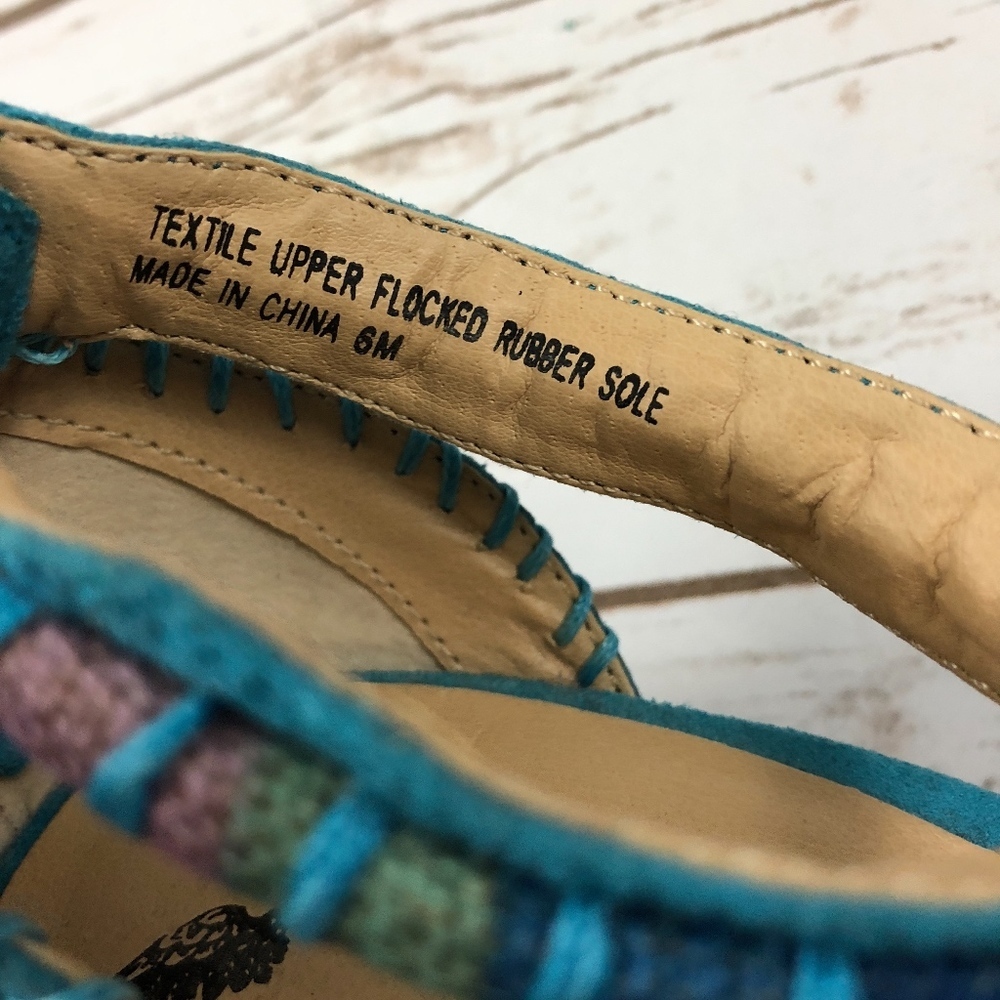 Penny Loves Kenny Teal Drysi Heels 6M - Picture 8 of 8